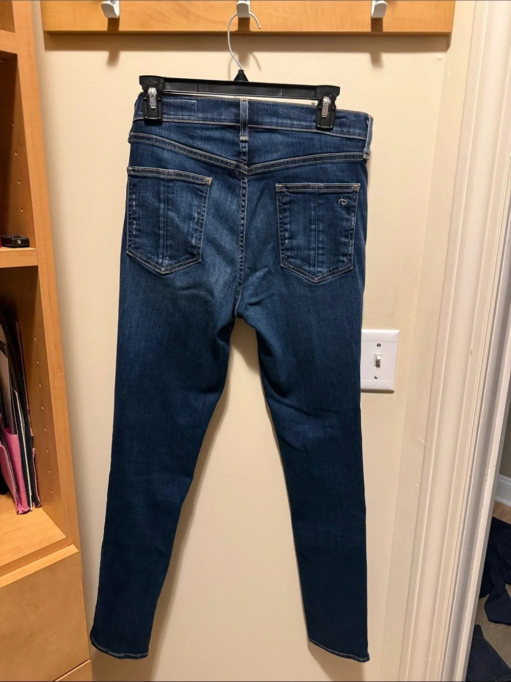 Rag & Bone Dark Wash Women’s High Rise Skinny  Jeans - Blue